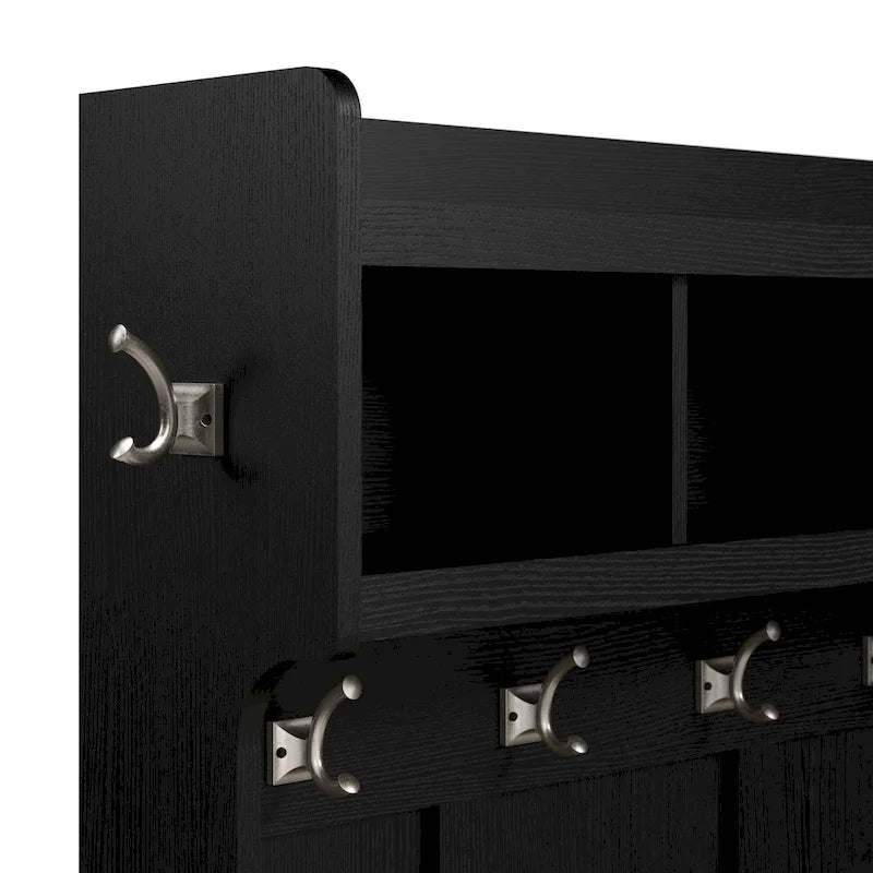 Porte-manteau et banc à chaussures 40 W Woodland avec portes par Bush Furniture