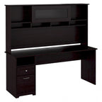 Bureau d'ordinateur de 72 po avec huche et tiroirs par Bush Furniture