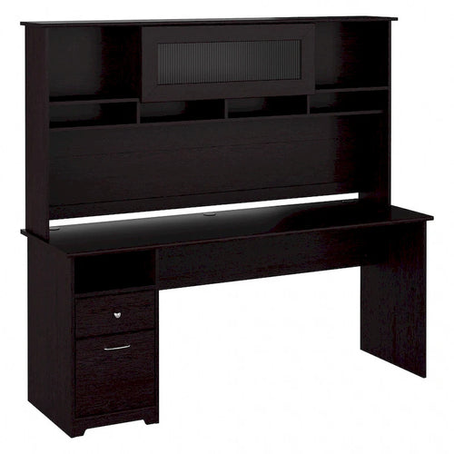 Bureau d'ordinateur de 72 po avec huche et tiroirs par Bush Furniture