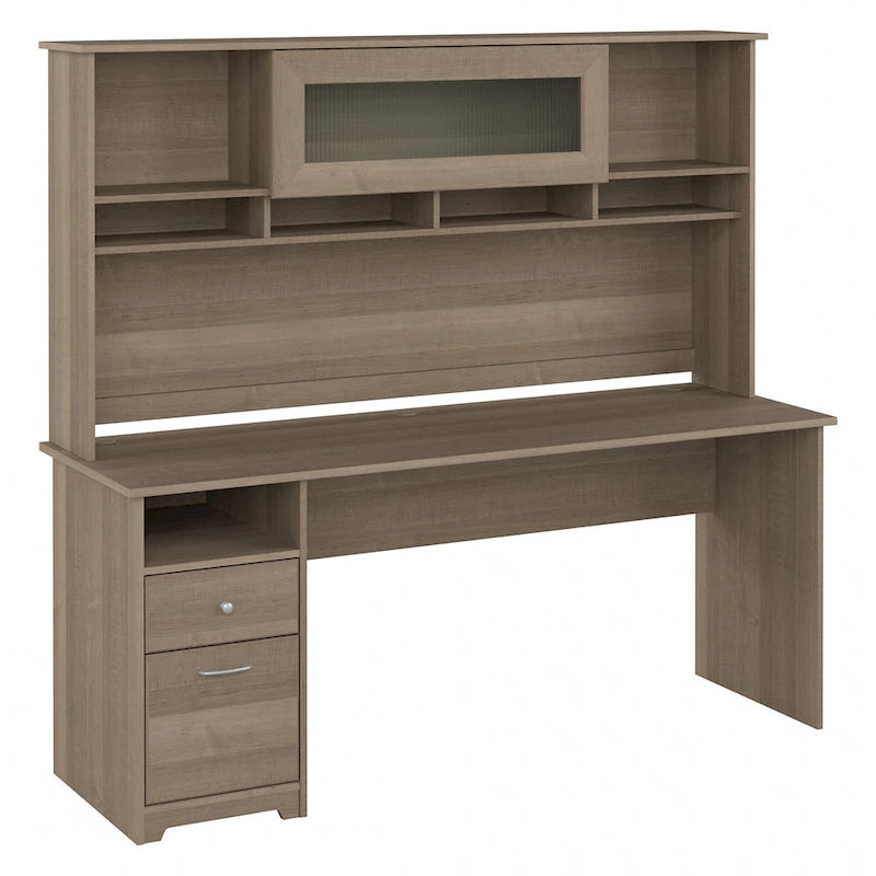Bureau d'ordinateur de 72 po avec huche et tiroirs par Bush Furniture
