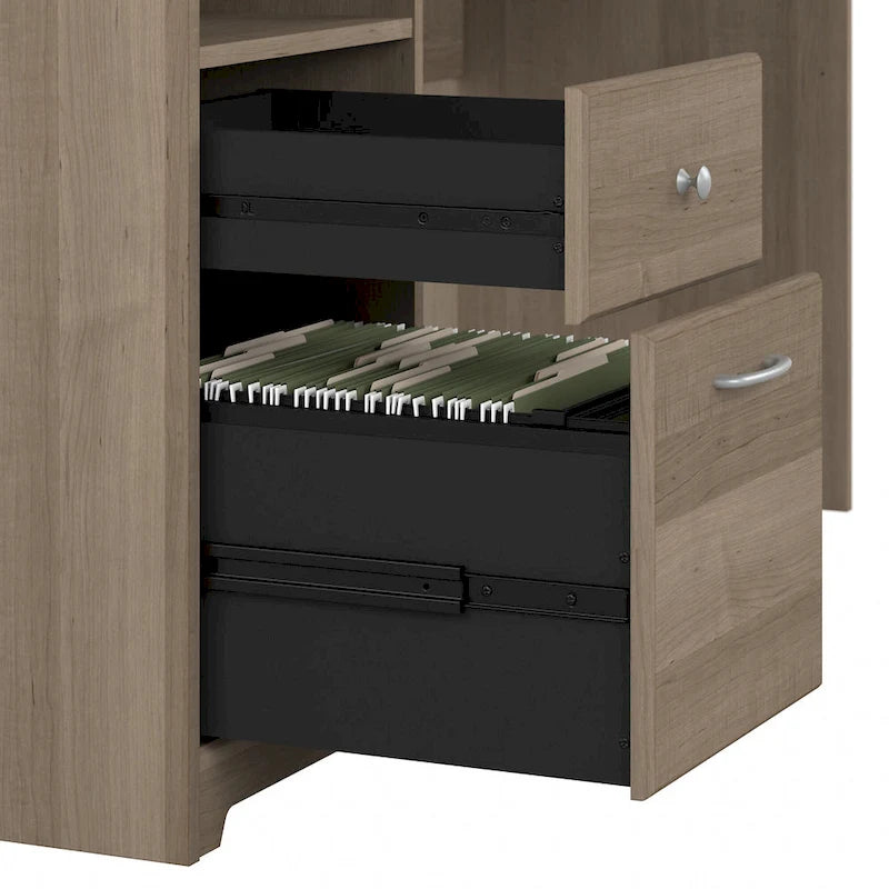 Bureau d'ordinateur de 72 po avec huche et tiroirs par Bush Furniture