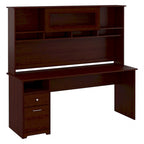 Bureau d'ordinateur de 72 po avec huche et tiroirs par Bush Furniture