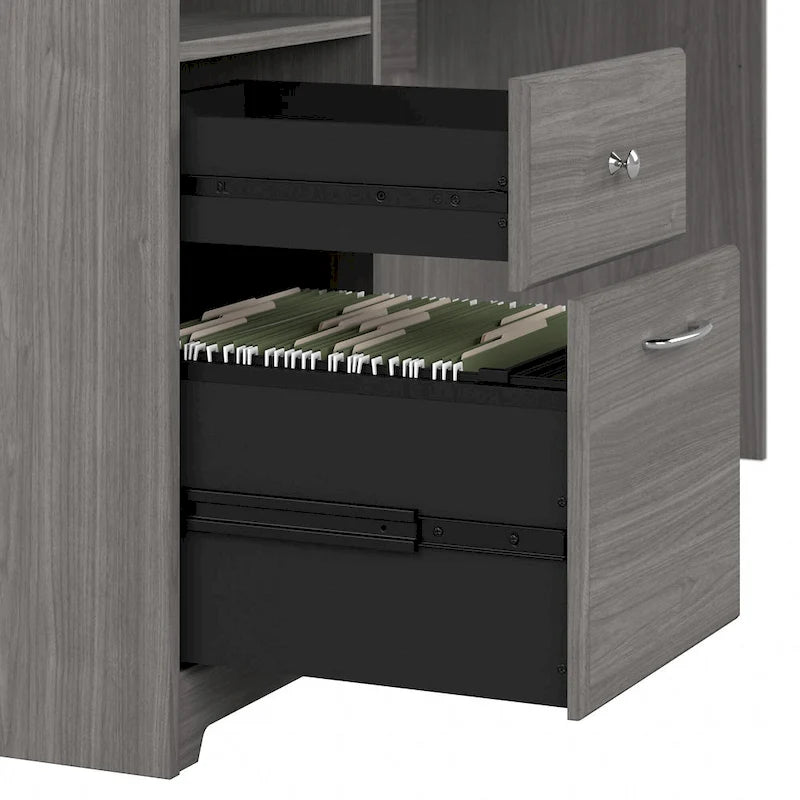 Bureau d'ordinateur de 72 po avec huche et tiroirs par Bush Furniture