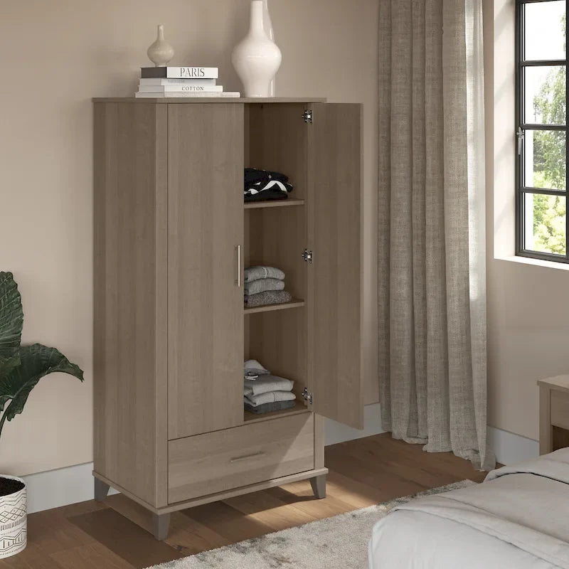 Grande armoire de rangement Somerset de Bush Furniture