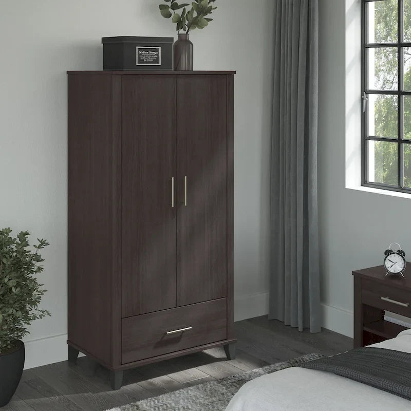 Grande armoire de rangement Somerset de Bush Furniture