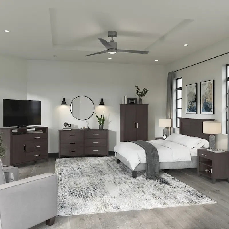 Grande armoire de rangement Somerset de Bush Furniture