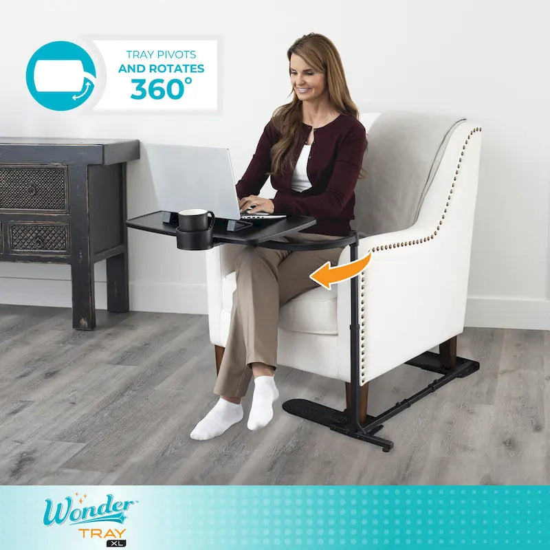 Plateau de table et bureau pour ordinateur portable Stander Wonder extra large et pivotant