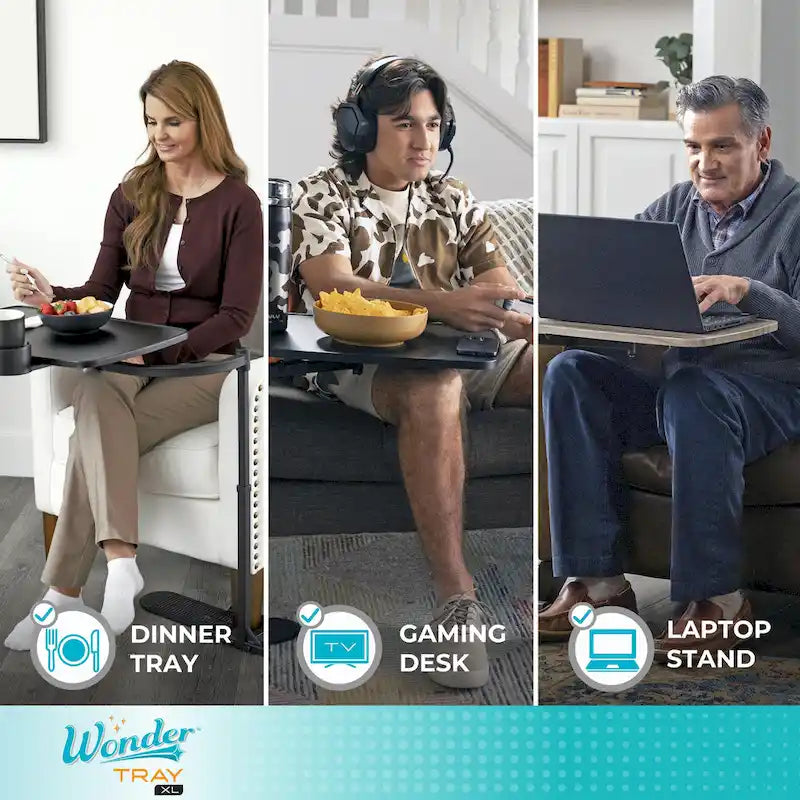 Plateau de table et bureau pour ordinateur portable Stander Wonder extra large et pivotant