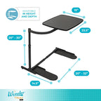 Plateau de table et bureau pour ordinateur portable Stander Wonder extra large et pivotant