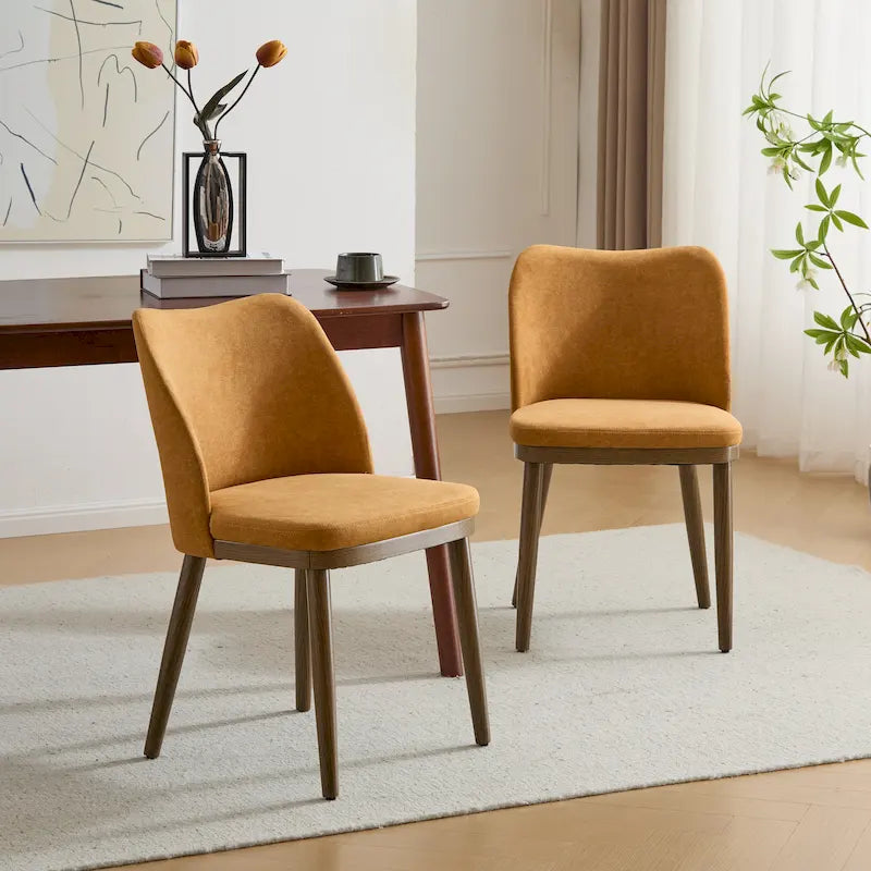 Chaises de salle à manger tapissées en tissu Aviana (lot de 2) par Christopher Knight Home