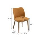 Chaises de salle à manger tapissées en tissu Aviana (lot de 2) par Christopher Knight Home