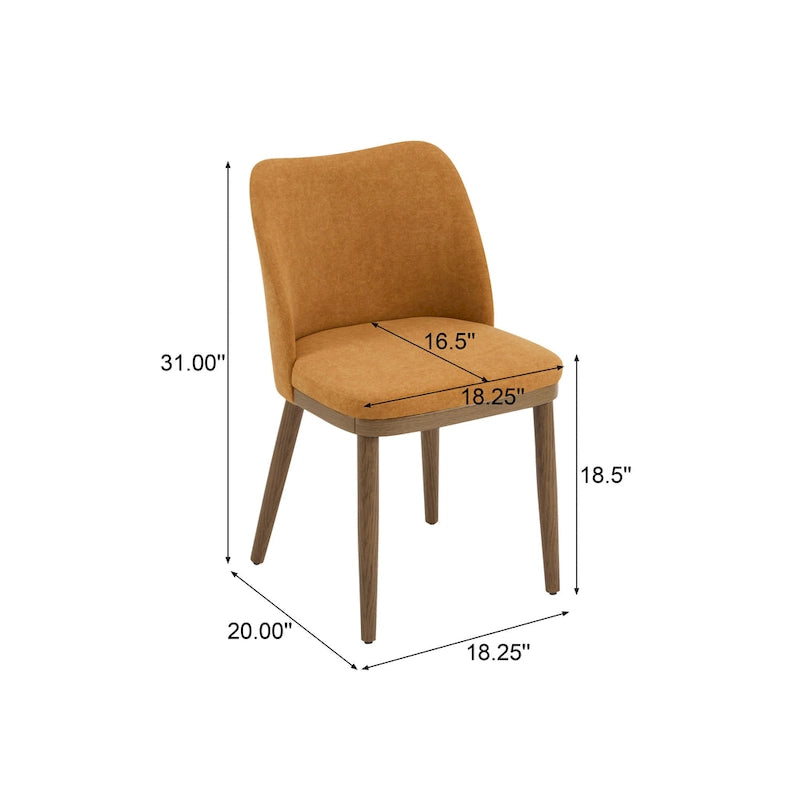Chaises de salle à manger tapissées en tissu Aviana (lot de 2) par Christopher Knight Home
