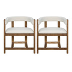 Christopher Knight Home - Lot de 2 chaises de salle à manger élégantes Bennett avec dossier incurvé
