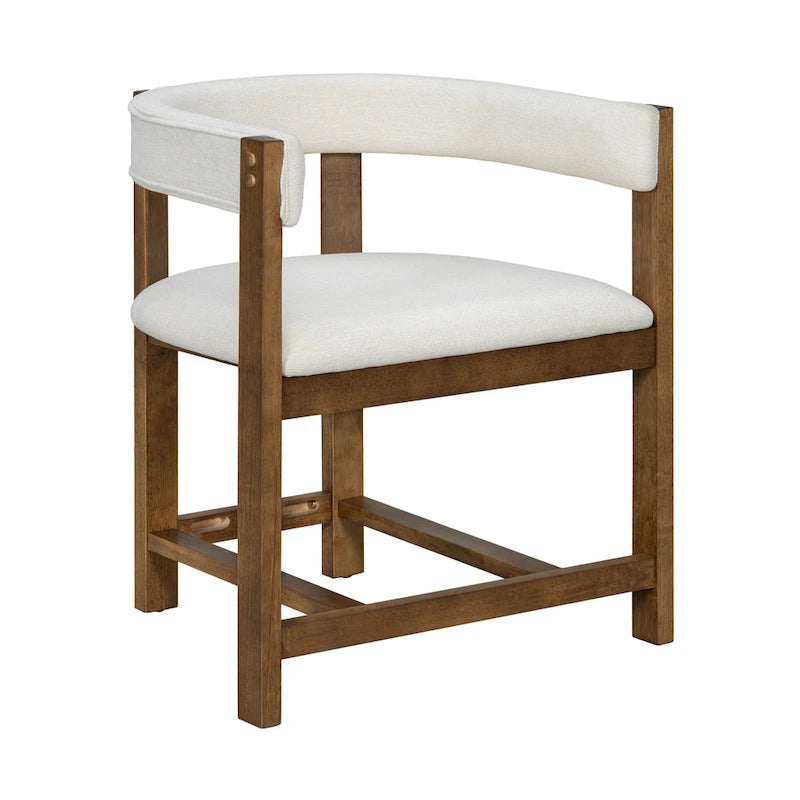 Christopher Knight Home - Lot de 2 chaises de salle à manger élégantes Bennett avec dossier incurvé