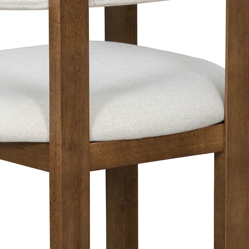 Christopher Knight Home - Lot de 2 chaises de salle à manger élégantes Bennett avec dossier incurvé