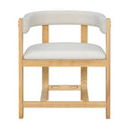 Christopher Knight Home - Lot de 2 chaises de salle à manger élégantes Bennett avec dossier incurvé