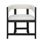Christopher Knight Home - Lot de 2 chaises de salle à manger élégantes Bennett avec dossier incurvé