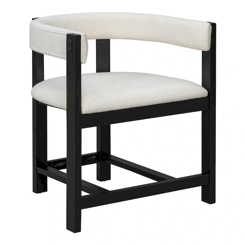 Christopher Knight Home - Lot de 2 chaises de salle à manger élégantes Bennett avec dossier incurvé