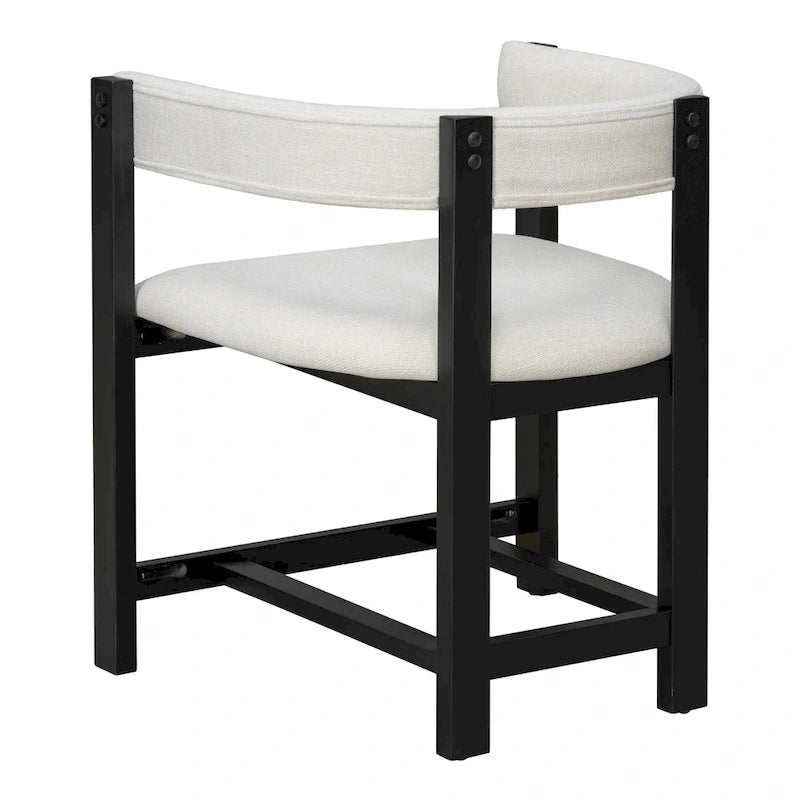 Christopher Knight Home - Lot de 2 chaises de salle à manger élégantes Bennett avec dossier incurvé