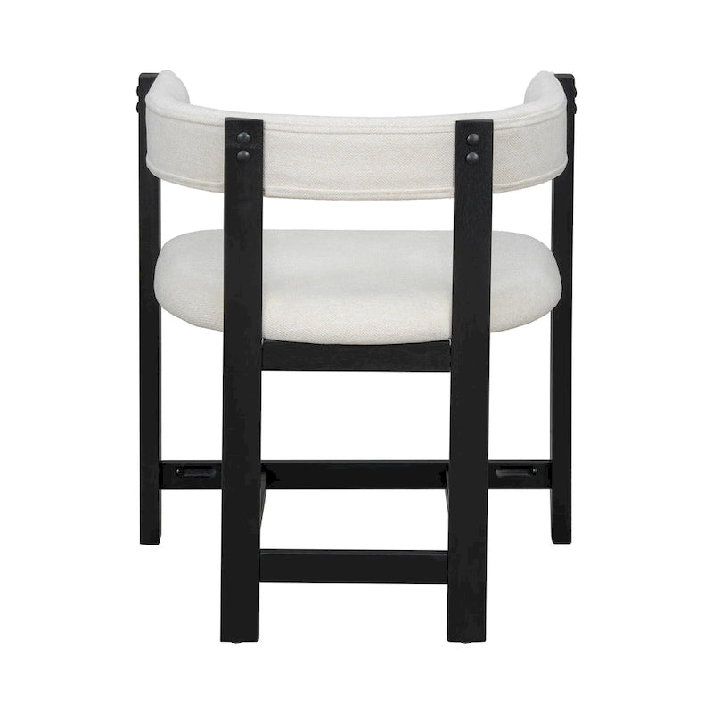 Christopher Knight Home - Lot de 2 chaises de salle à manger élégantes Bennett avec dossier incurvé