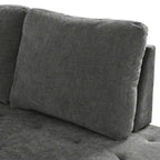 Christopher Knight Home - Canapé d'angle convertible Miranda en polyester avec rangement et plateau réversible