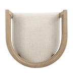 Chaises de salle à manger Halea Farmhouse en bois d'hévéa avec dossier en cannage (lot de 2) par Christopher Knight Home