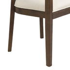 Chaises de salle à manger Halea Farmhouse en bois d'hévéa avec dossier en cannage (lot de 2) par Christopher Knight Home