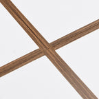GDFStudio - Table Basse Ronde Industrielle Mason à 4 Pièces avec Rangement à 2 Niveaux