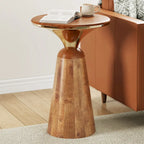 Table d'appoint en manguier et métal Christopher Knight Home