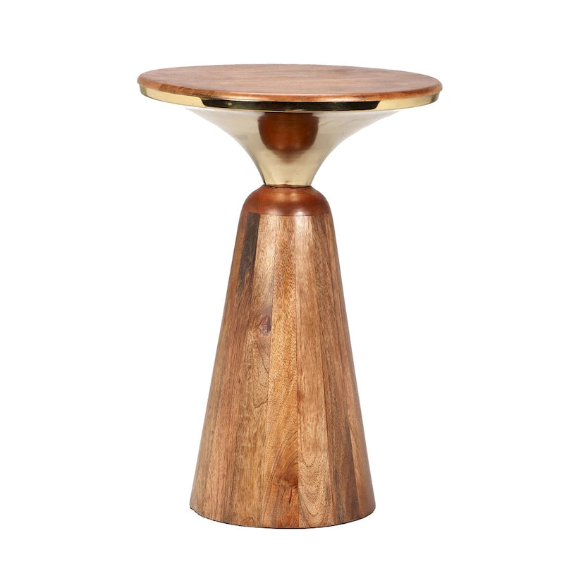 Table d'appoint en manguier et métal Christopher Knight Home