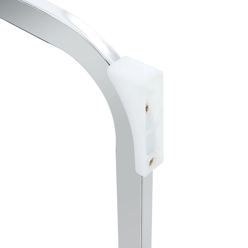 Lot de 2 Chaises de Salle à Manger Modernes avec Dossier en PU, Assise en Mousse Haute Densité et Pieds en Métal Courbés, pour Salle à Manger, Salon, Chambre à Coucher