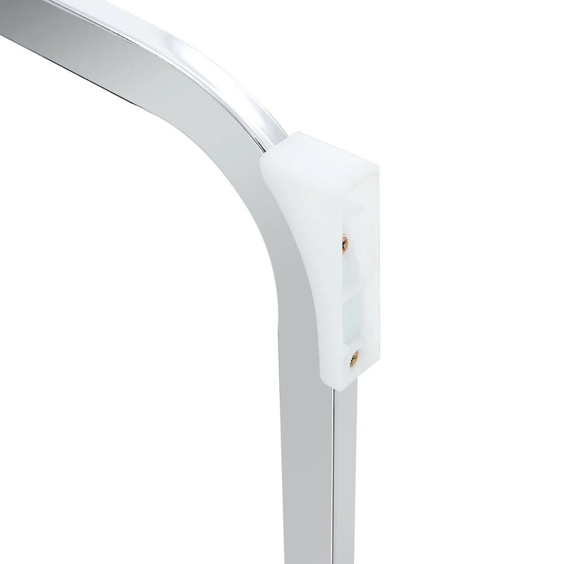 Lot de 2 Chaises de Salle à Manger Modernes avec Dossier en PU, Assise en Mousse Haute Densité et Pieds en Métal Courbés, pour Salle à Manger, Salon, Chambre à Coucher