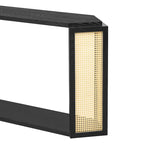 Console de 53 po en rotin tressé Arrow