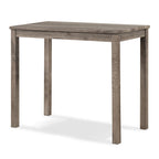 Ensemble de salle à manger 3 pièces à hauteur de comptoir, petite table de salle à manger d'appartement et ensembles de chaises avec tabourets rembourrés capitonnés pour la cuisine