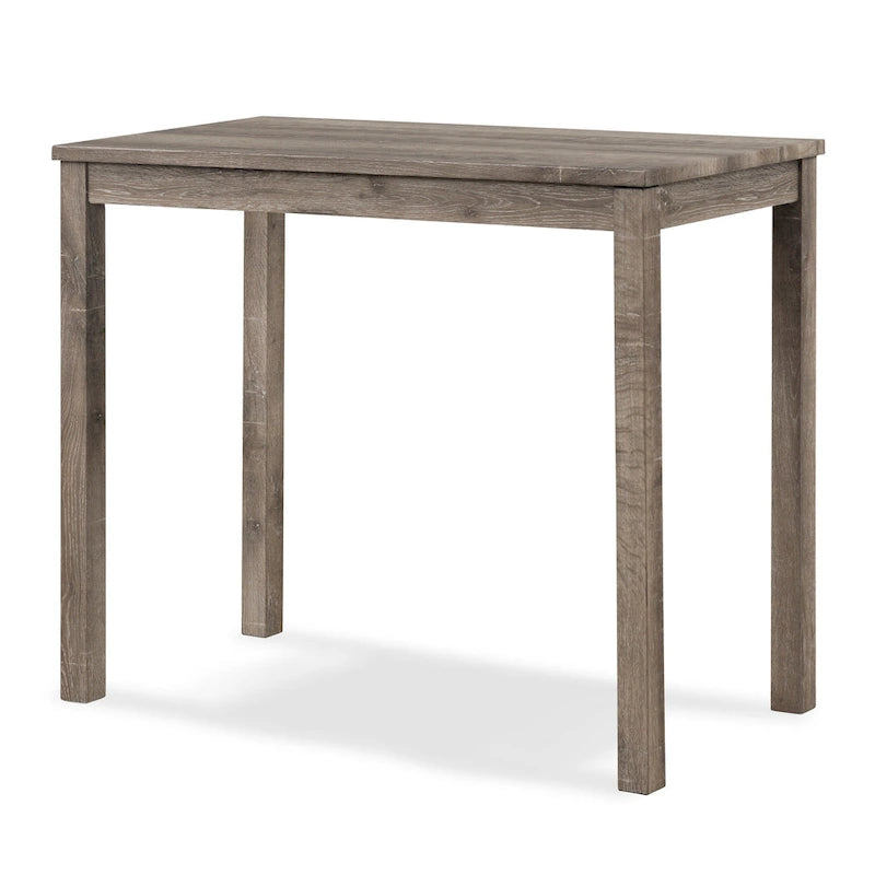 Ensemble de salle à manger 3 pièces à hauteur de comptoir, petite table de salle à manger d'appartement et ensembles de chaises avec tabourets rembourrés capitonnés pour la cuisine