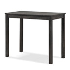 Ensemble de salle à manger 3 pièces à hauteur de comptoir, petite table de salle à manger d'appartement et ensembles de chaises avec tabourets rembourrés capitonnés pour la cuisine