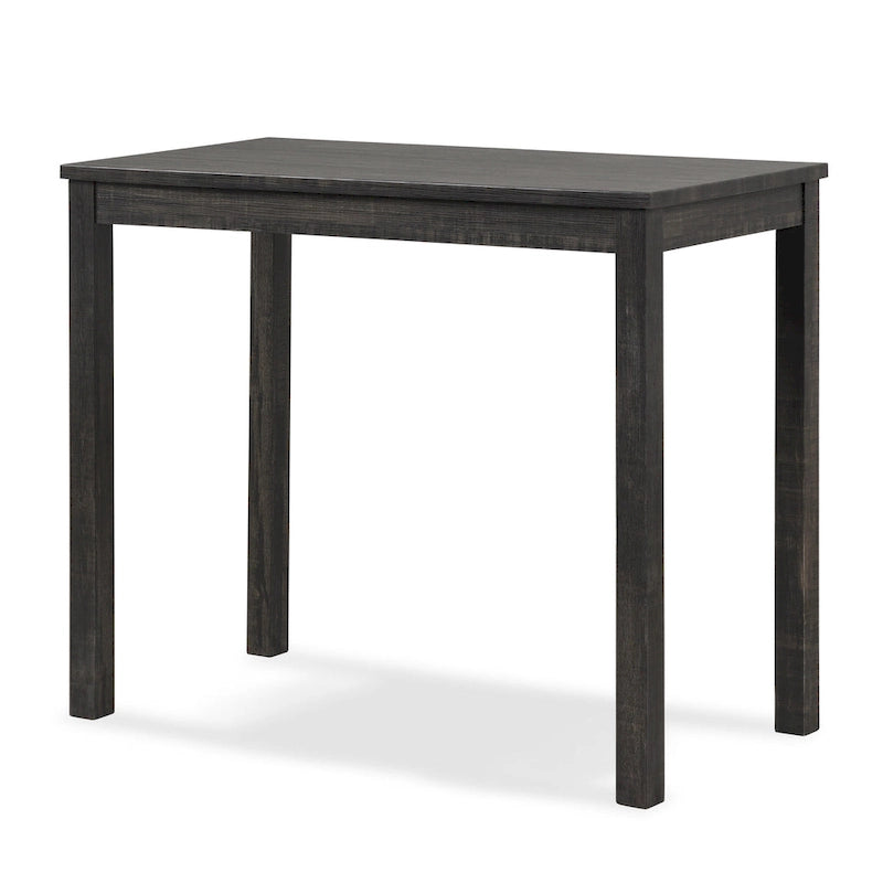 Ensemble de salle à manger 3 pièces à hauteur de comptoir, petite table de salle à manger d'appartement et ensembles de chaises avec tabourets rembourrés capitonnés pour la cuisine