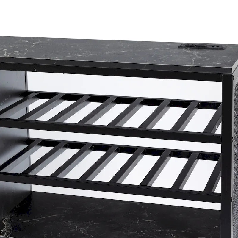 120.87 Canapé sectionnel convertible en L en chenille avec pouf
