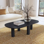 Table basse Kali ovale en manguier de East at Main