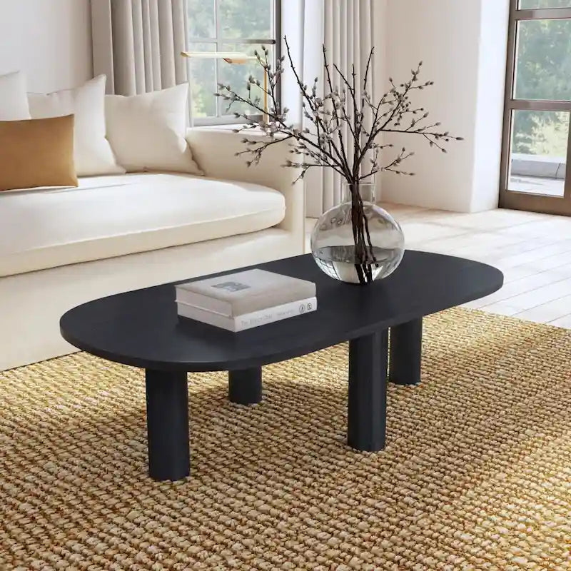 Table basse Kali ovale en manguier de East at Main