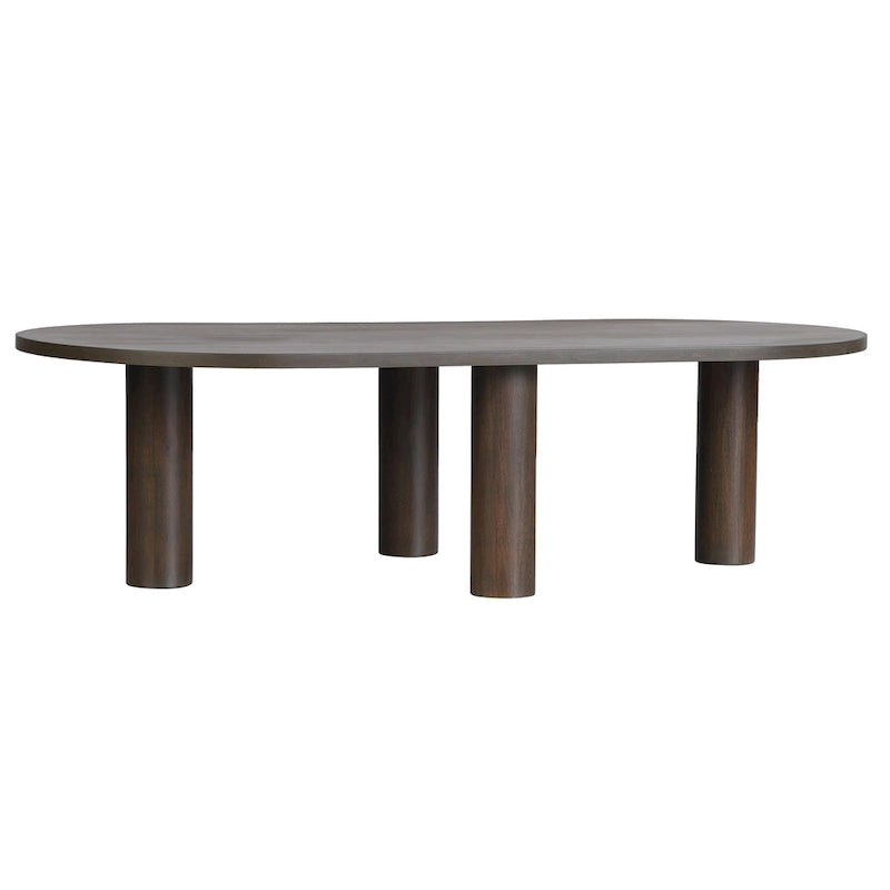 Table basse Kali ovale en manguier de East at Main