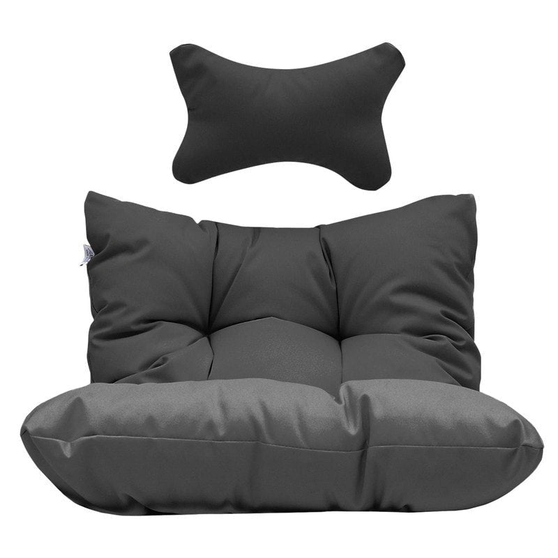 Chaise suspendue œuf surdimensionnée FINCATI Indoor Royal avec support, chaise balançoire œuf d'extérieur avec support, chaise balançoire œuf confortable de 158 kg