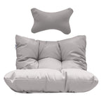 Chaise suspendue œuf surdimensionnée FINCATI Indoor Royal avec support, chaise balançoire œuf d'extérieur avec support, chaise balançoire œuf confortable de 158 kg