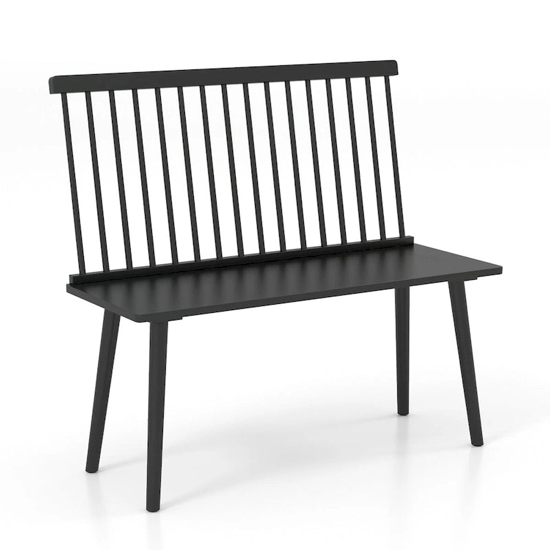 Banc d'entrée pour 2 personnes Windsor en bois d'hévéa – Voir les détails
