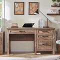 Bureau de style « ferme moderne », bureau d'ordinateur avec meuble de classement