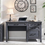 Bureau de style « ferme moderne », bureau d'ordinateur avec meuble de classement