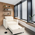 Fauteuil-lit convertible 3-en-1 moderne, canapé-lit rembourré, chaise longue pliable pour petits espaces