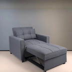 Fauteuil-lit convertible 3-en-1 moderne, canapé-lit rembourré, chaise longue pliable pour petits espaces