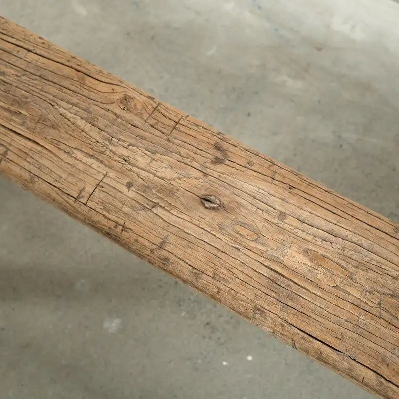 Banc Noodle Vintage Bois Naturel Vieilli (taille et finition variables)