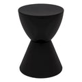 Table d'appoint ronde Boyd avec base côtelée et couvercle amovible pour salon et chambre à coucher